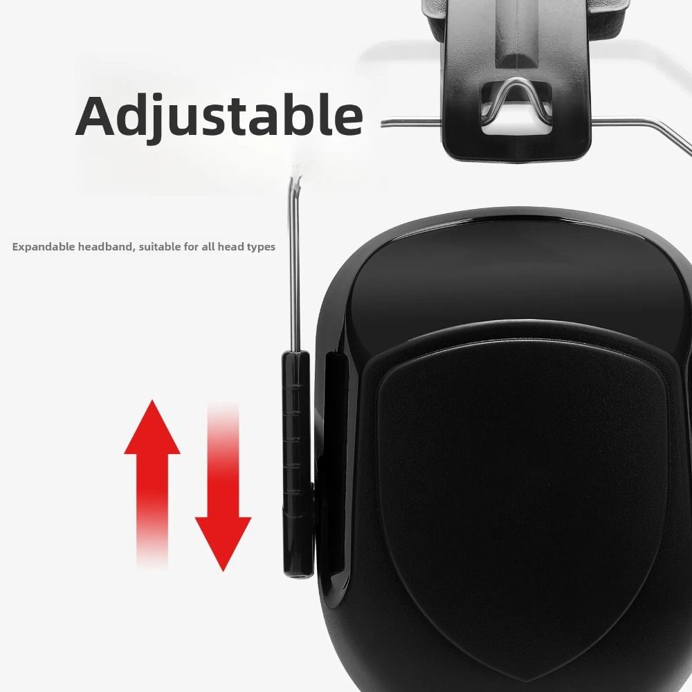 Earmuffs Foldable - Robuste ABS-Schallschutz-Ohrenschützer, verstellbare, bequeme Schutzkopfhörer, faltbarer