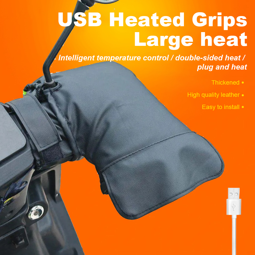 Hand Warmer Electric - Elektrische Heizung, Lenkerhandschuhe, wasserdicht, zum Radfahren,