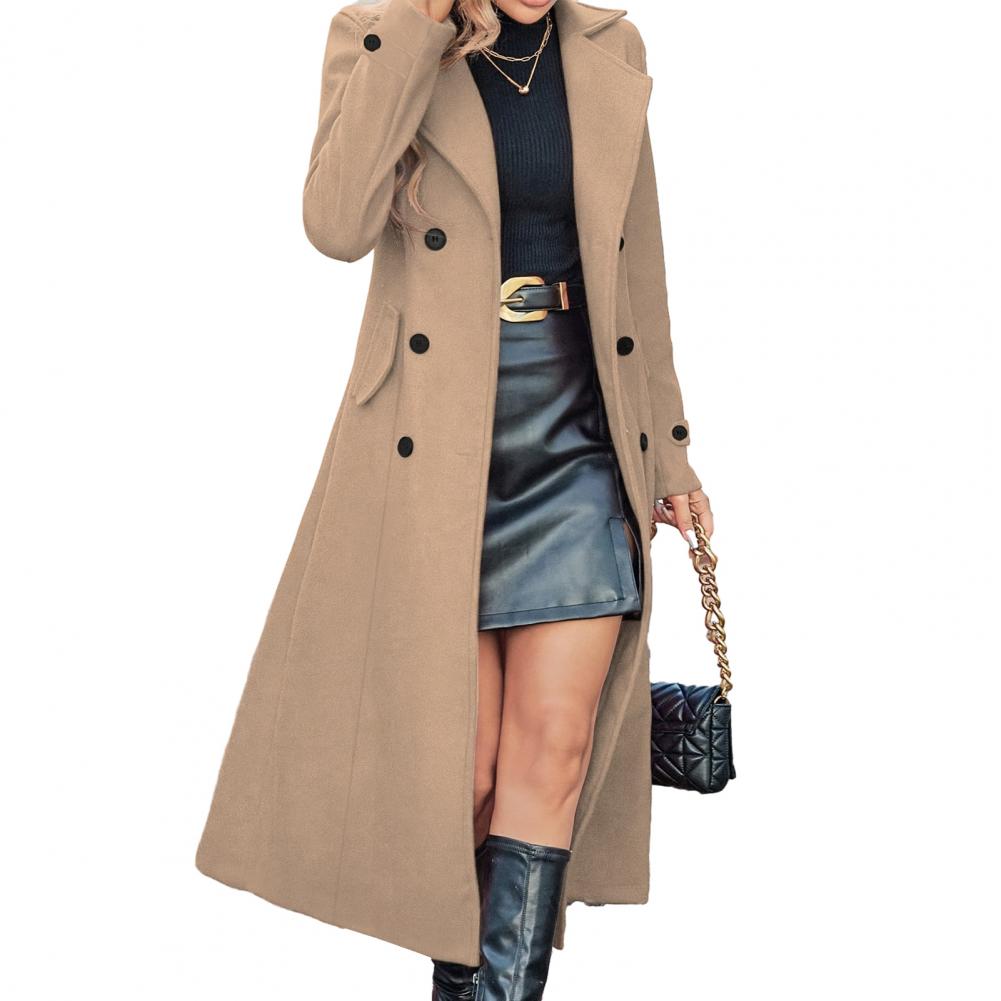 Damen Wintermantel Langer Woll – Wool Coat Peacoat Bewertung und Preis