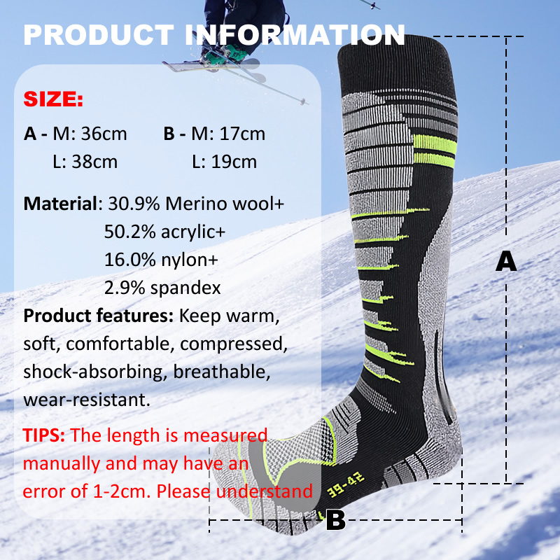 Skisocken aus Merinowolle, Soc – Thermal Sock Wool Bewertung und Preis