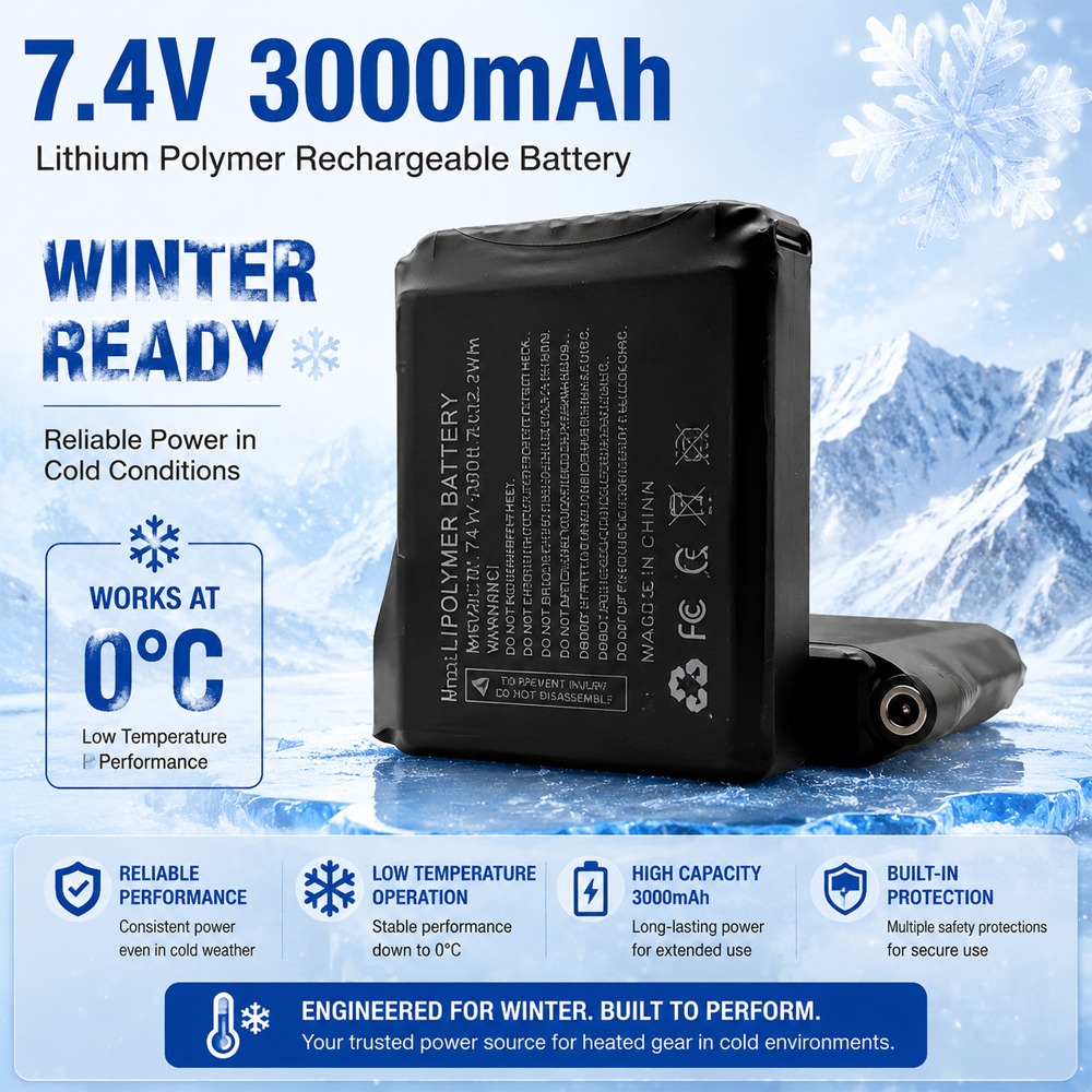 7,4 V 3000 mAh Batterie für be – Heated Vest Battery Bewertung und Preis