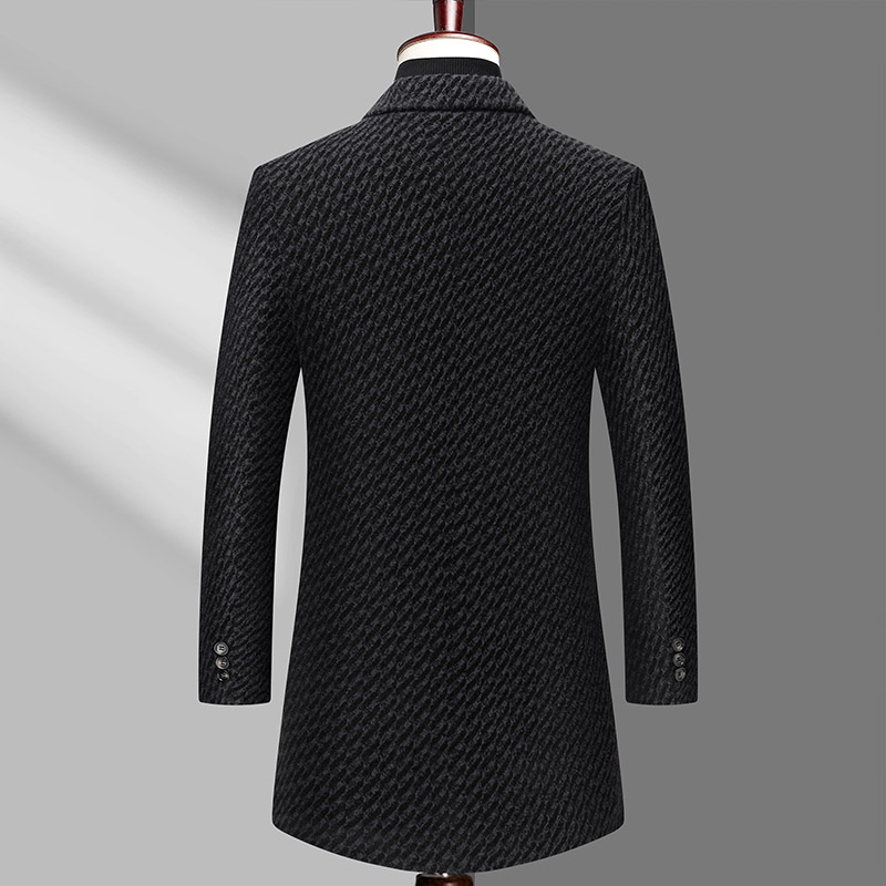 Langen Mantel Männer Herren Wo – Wool Coat Peacoat Bewertung und Preis