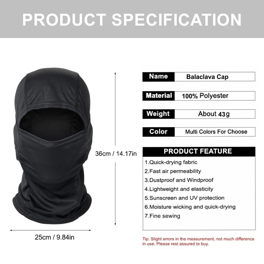 5 Stück Camo Balaclava Vollges – Balaclava Ski Mask Bewertung und Preis