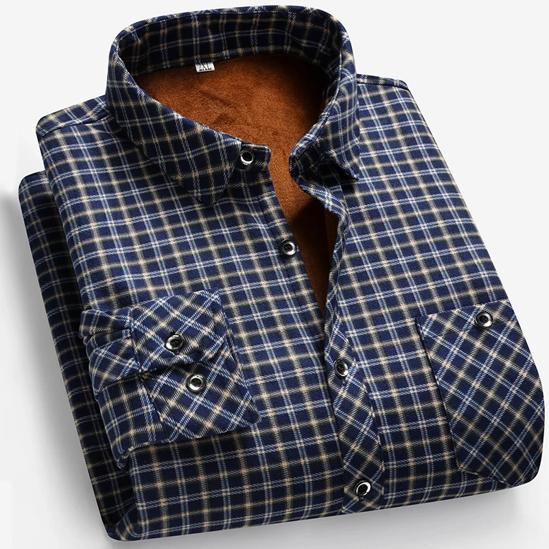 2026 Herbst und Winter Herren  – Flannel Shirt Lined Bewertung und Preis