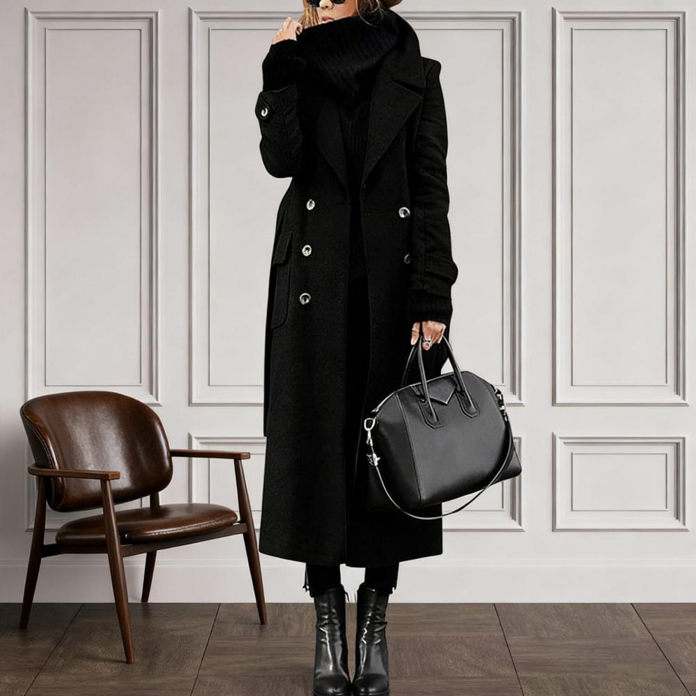 Damenmantel Doppelreihiger Tre – Wool Coat Peacoat Bewertung und Preis