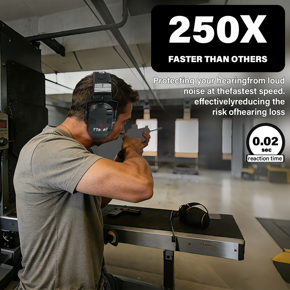 W1/W3 Elektronischer Schieß-Ge – Earmuffs Foldable Bewertung und Preis